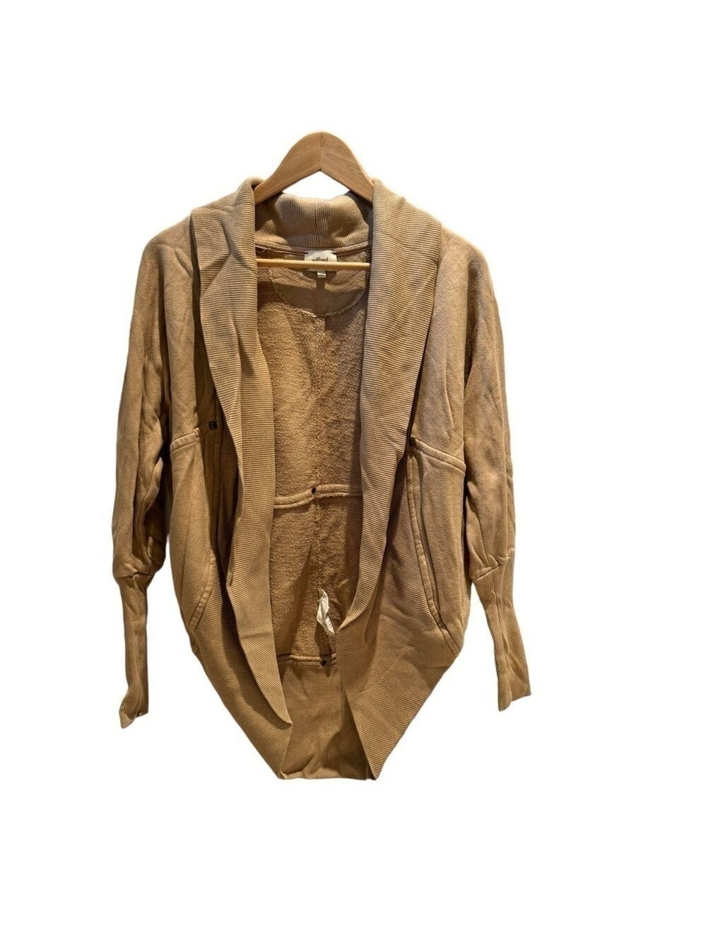 WILFRED ARITZIA tan cocoon sweatshirt - XS
